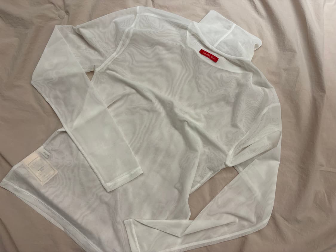 오버듀플레어 매쉬 티 상품이미지2