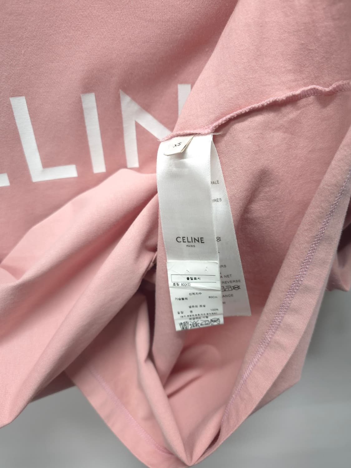 [상태최상]셀린느 루즈 코튼저지 반팔티셔츠 (XS사이즈) 상품이미지10