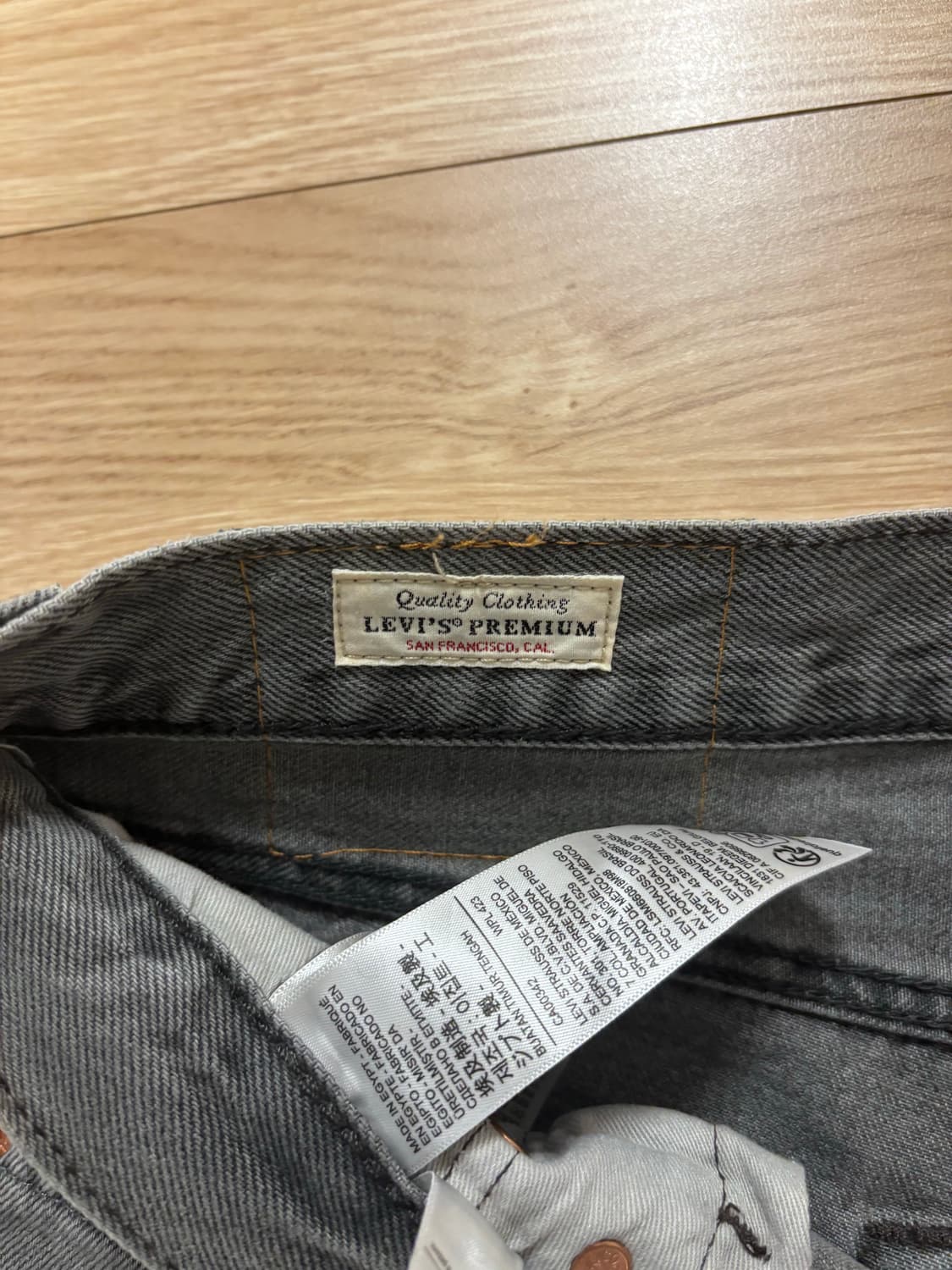 [33X30] 리바이스 501 오리지널 그레이 상품이미지5