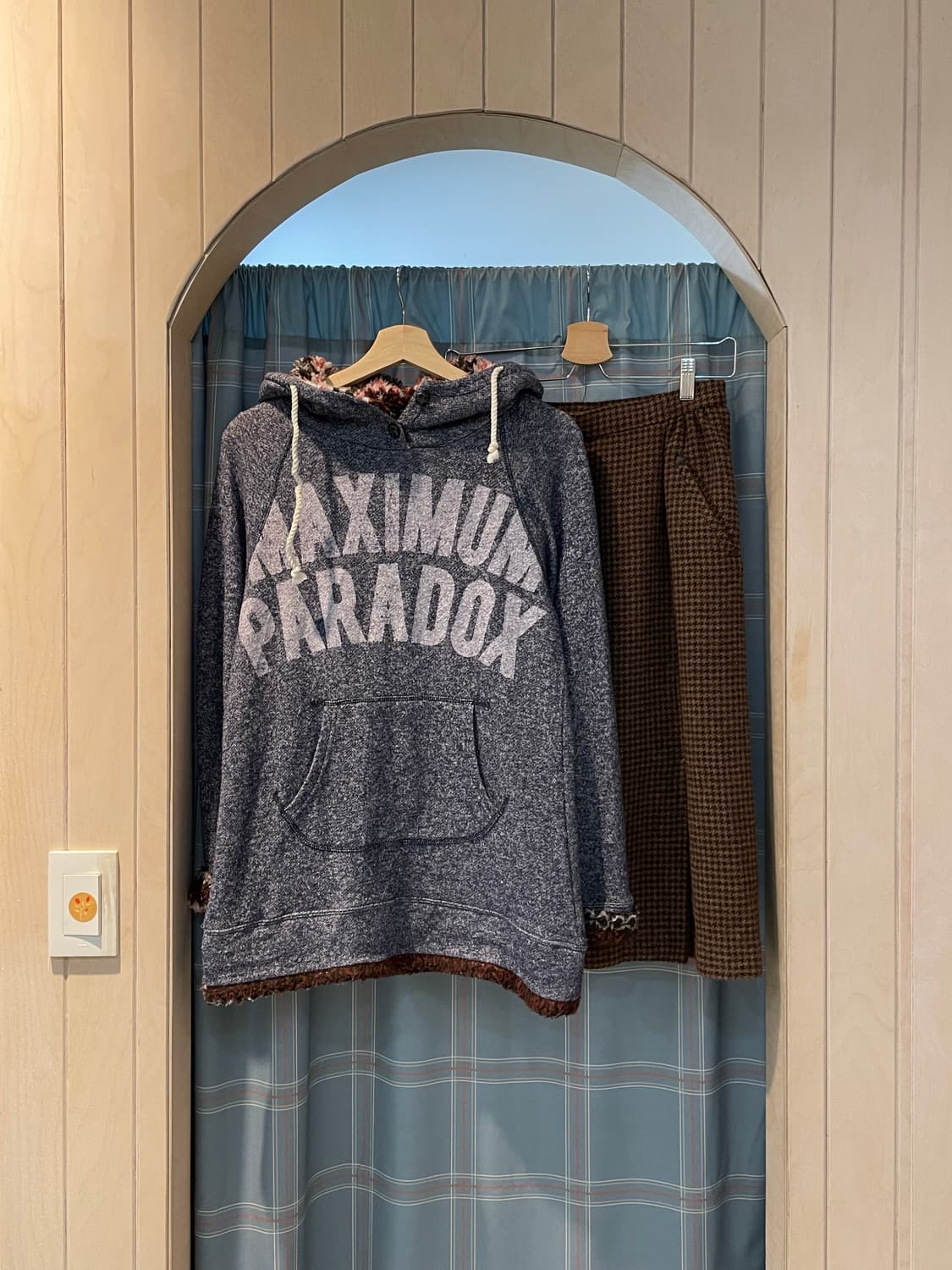 일본빈티지 키치 모리걸 후드 상품이미지1