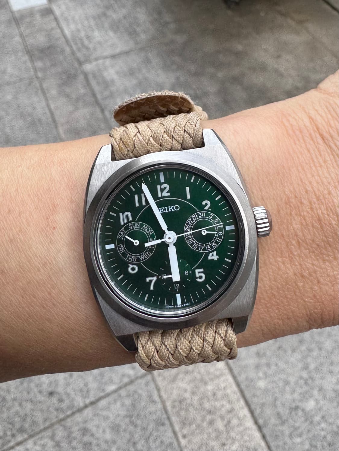 세이코 SUS (5y89-0a50)그린다이얼 상품이미지3
