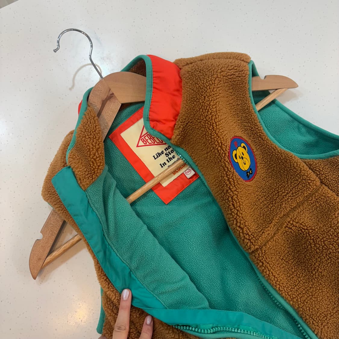 베베드피노 뽀글이 조끼 130사이즈 상품이미지7