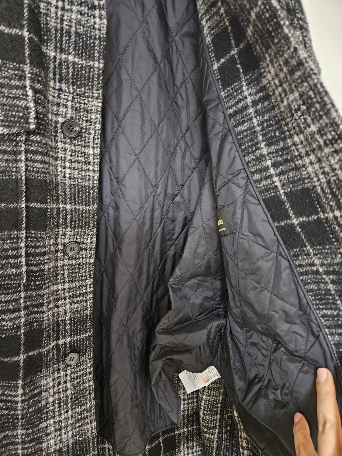 질스튜어트 퀄팅 안감 셔츠 코트 셔켓 상품이미지6