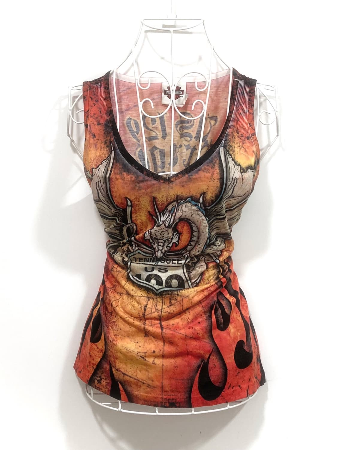 Harley-Davidson dragon sleeveless 상품이미지1