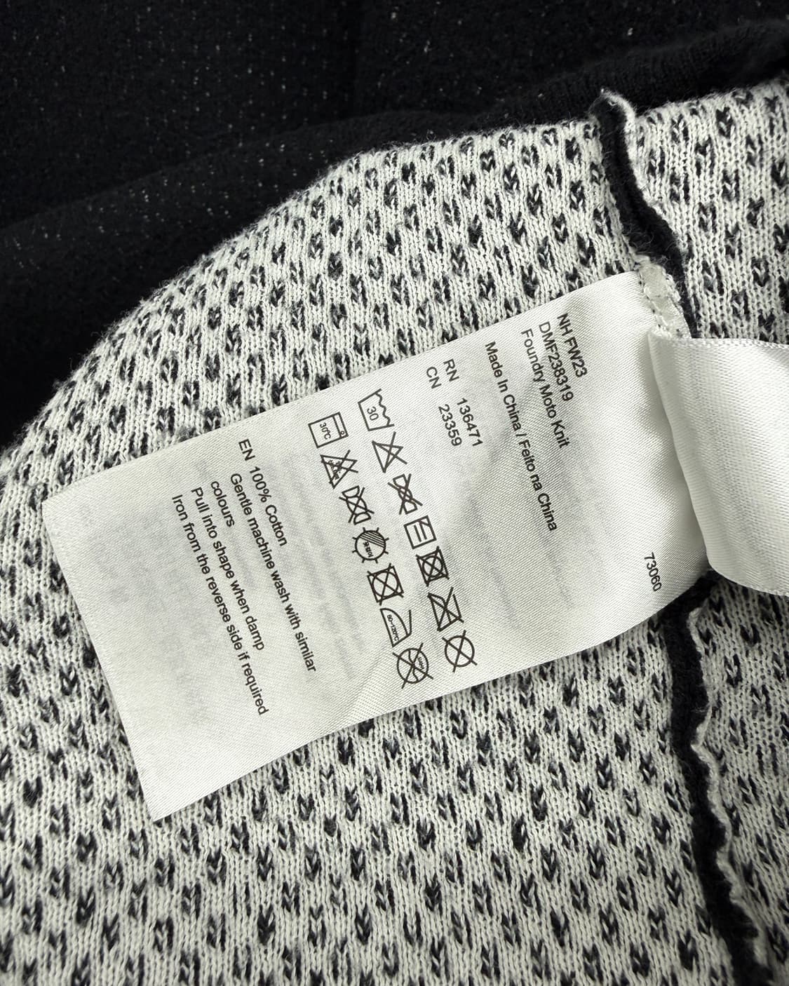 DEUS EX MACHINA 체커보드 레이싱 코튼 니트 상품이미지6