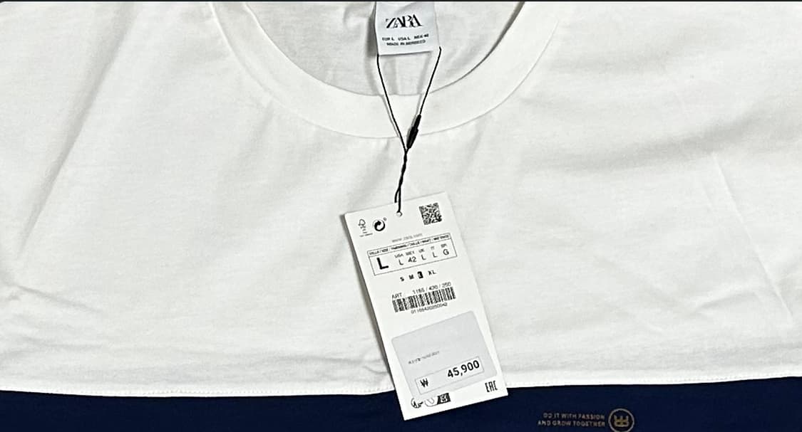 ZARA 반팔 상품이미지1