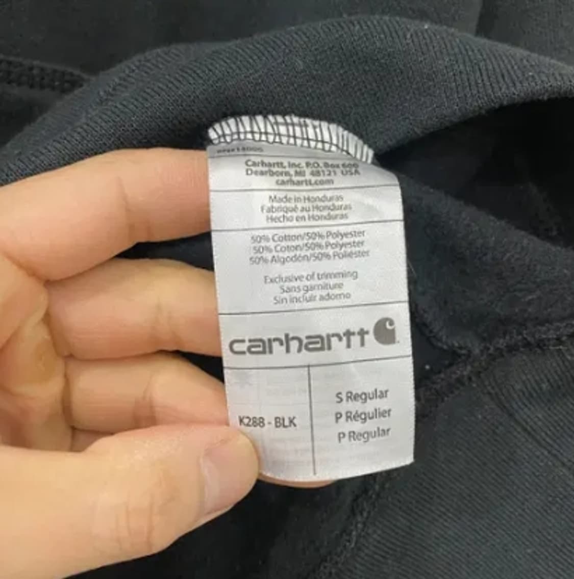 7201. 칼하트 로고 후드 (S) 상품이미지4