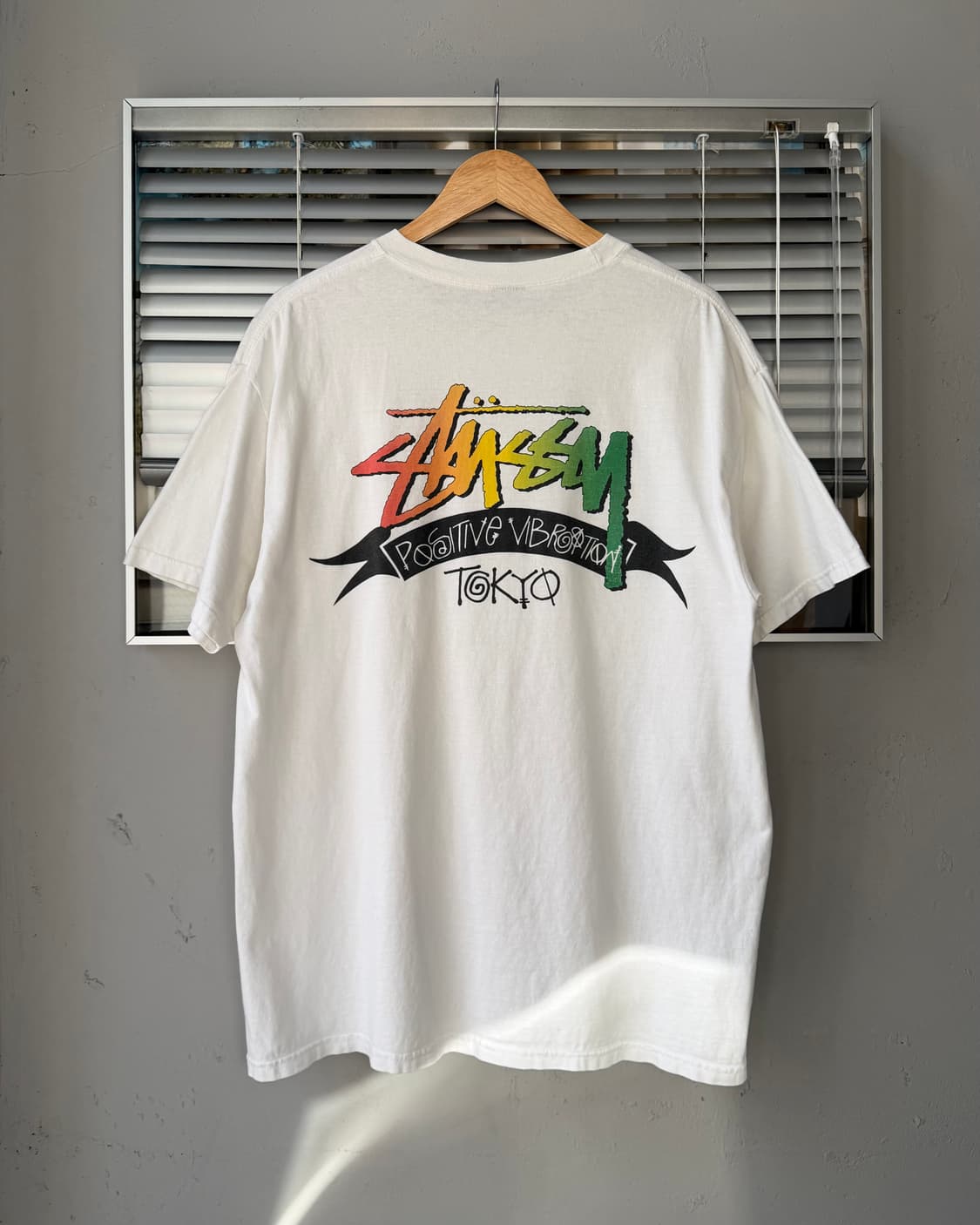 STUSSY 00s POSITIVE VIBRATION TOKYO 반팔 상품이미지5