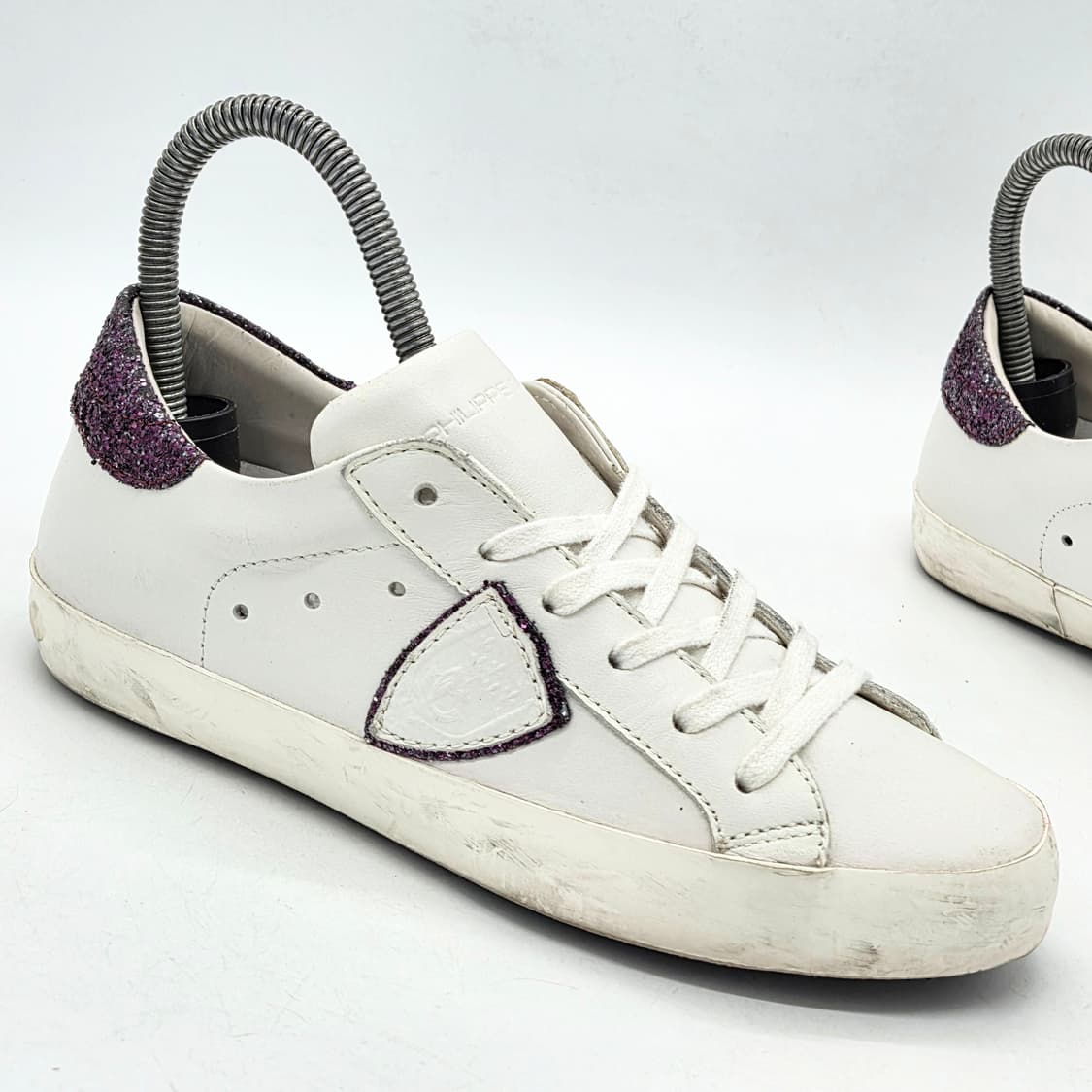 필립모델 우먼스 로우탑 스니커즈 글리터 (36) 상품이미지5