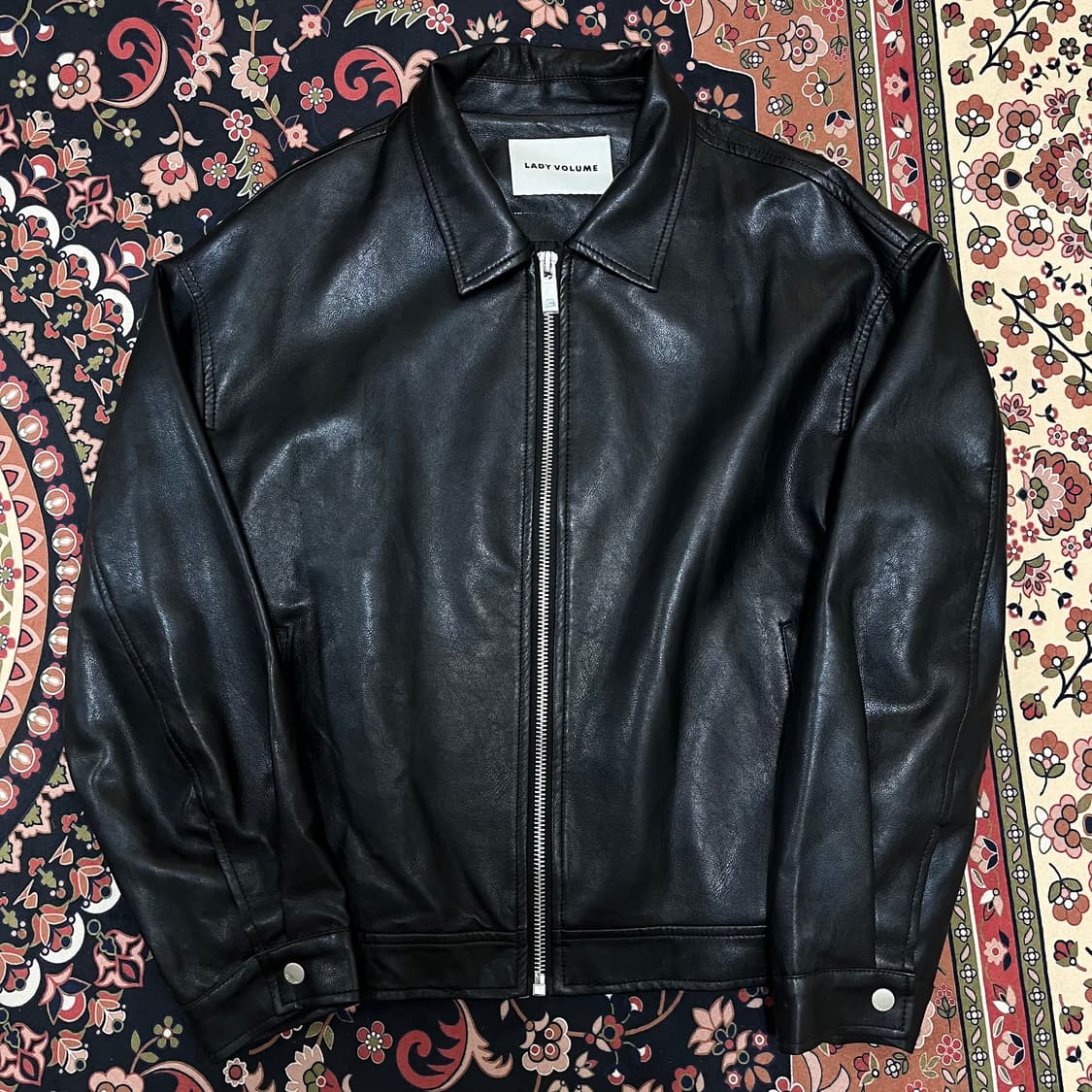 레이디볼륨 레더 가죽 자켓 FREE 상품이미지1