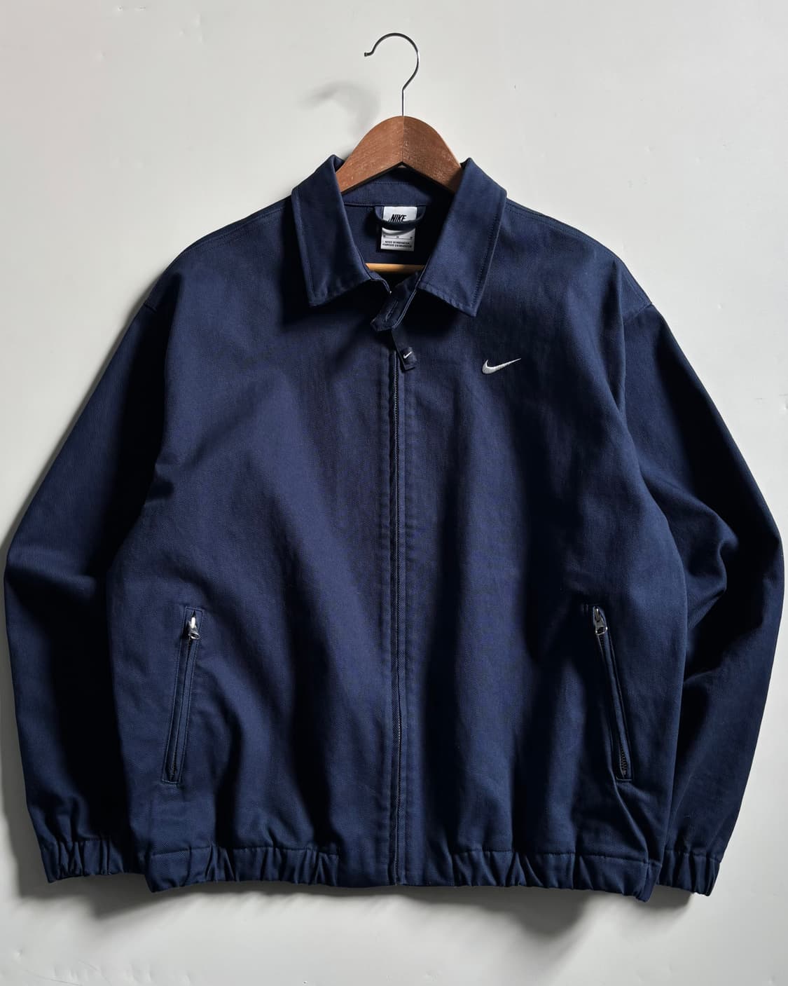 Nike 나이키 스우시로고 블루 코튼 자켓 상품이미지1