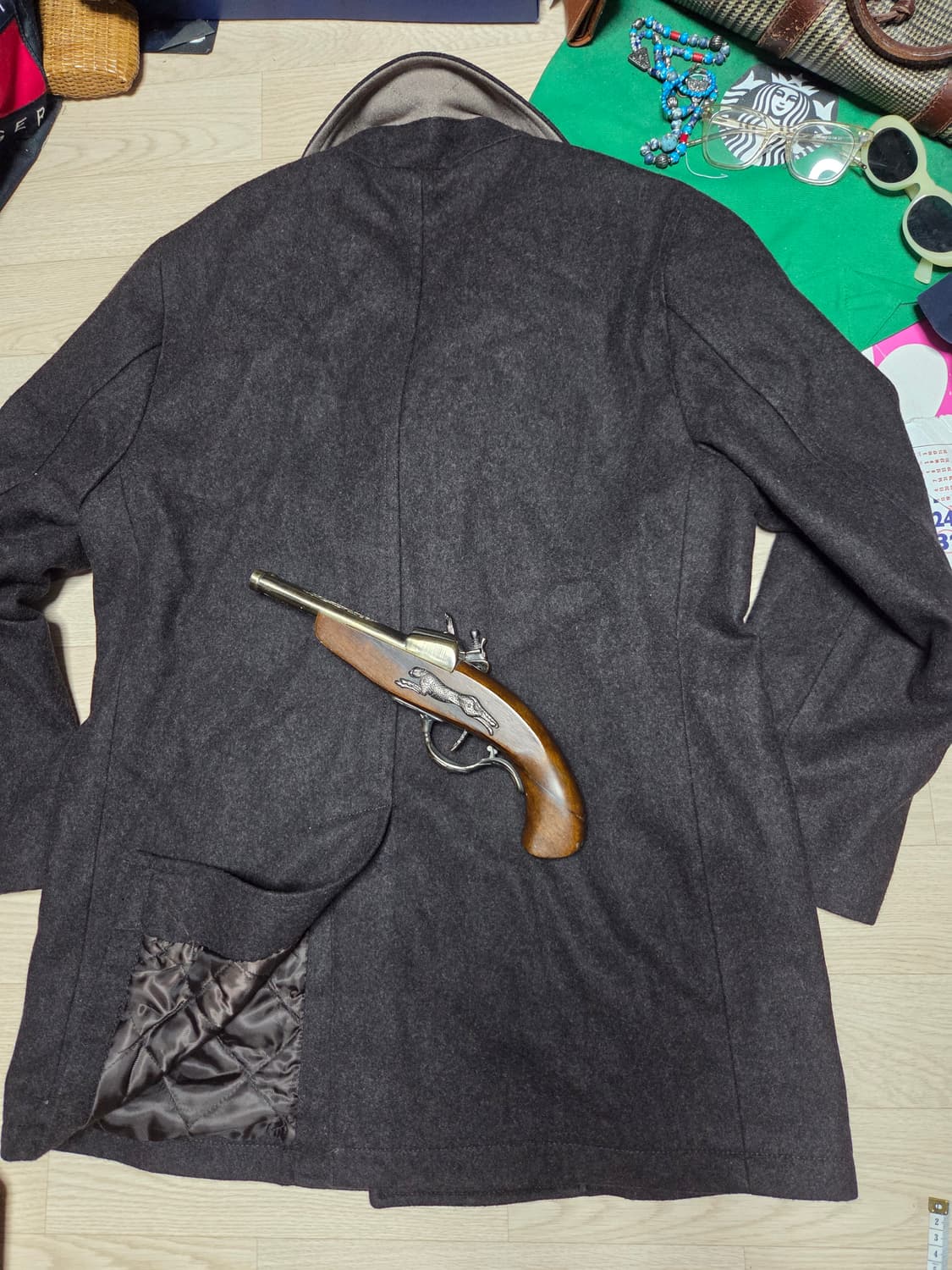 MICHAEL KORS 울코트 더블 브레스티드 코트 피코트 상품이미지8