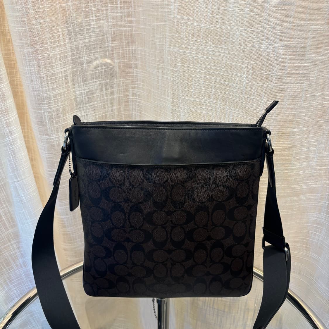 정품 코치 시그니처 남성 크로스백     상품이미지5