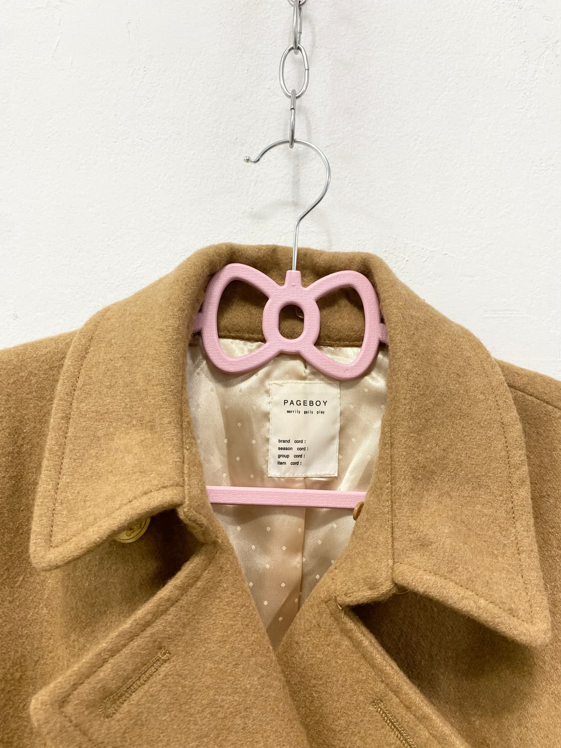 [PAGE BOY] 라떼갸루 리락쿠마 숏코트 상품이미지8