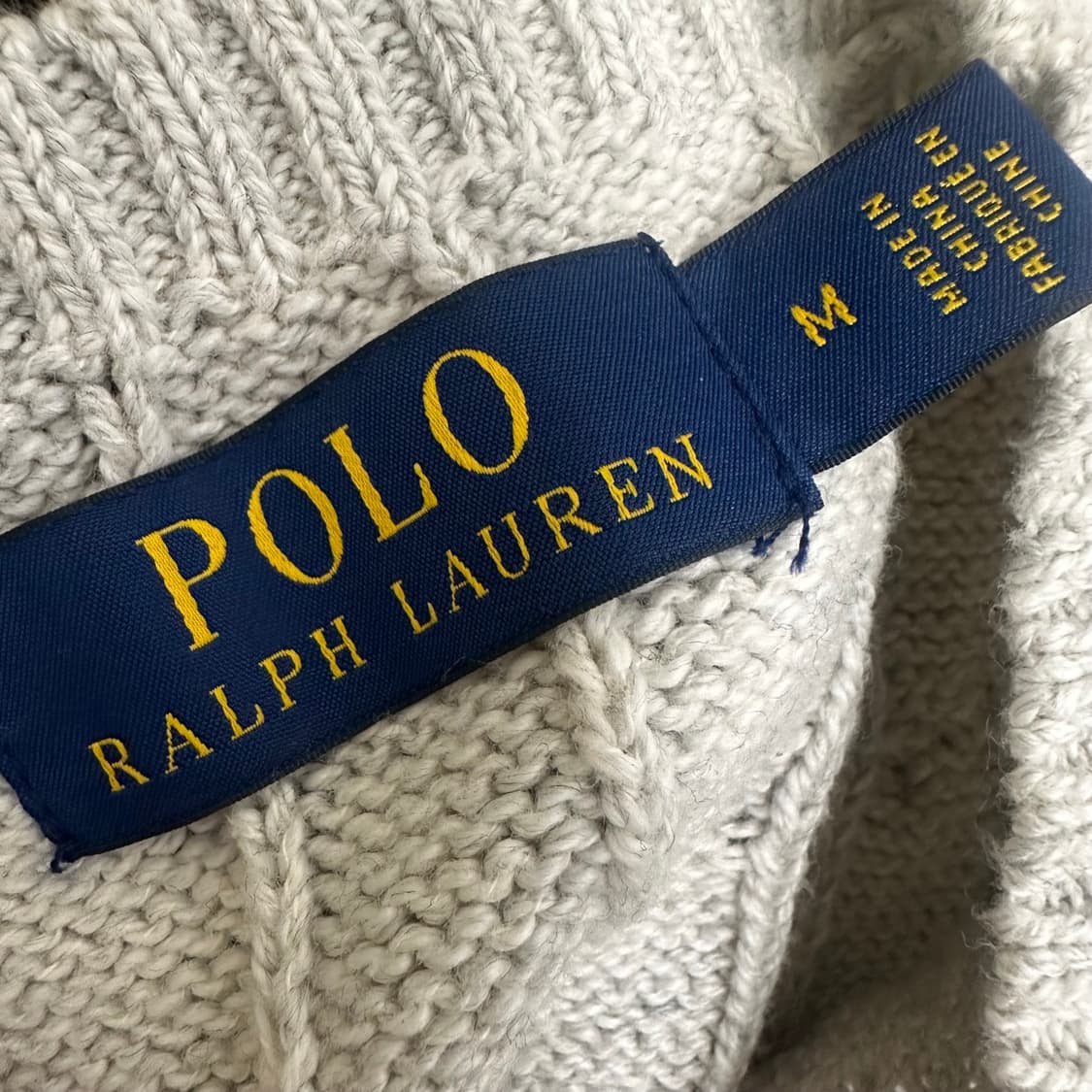 POLO 폴로 랄프로렌 케이블 꽈배기 니트 M 상품이미지3