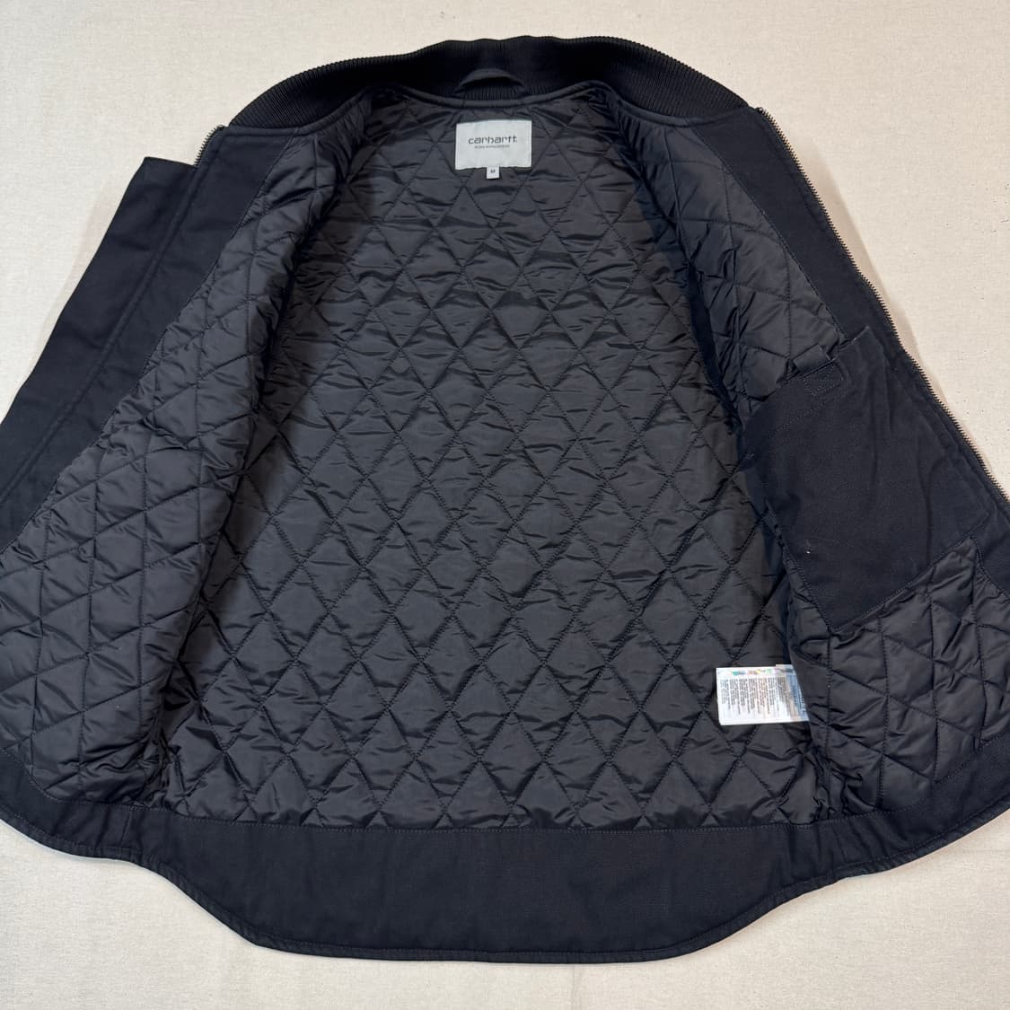 M) 칼하트 블랙 덕캔버스 워크 베스트 조끼 2way 지퍼 상품이미지5