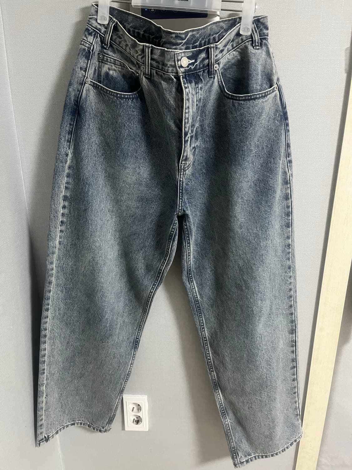 디스이즈네버댓 릴렉스진 washed blue L 상품이미지1