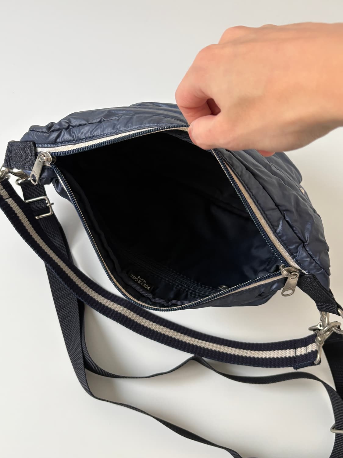 2way Nylon Shoulder Bag (Navy) 상품이미지9