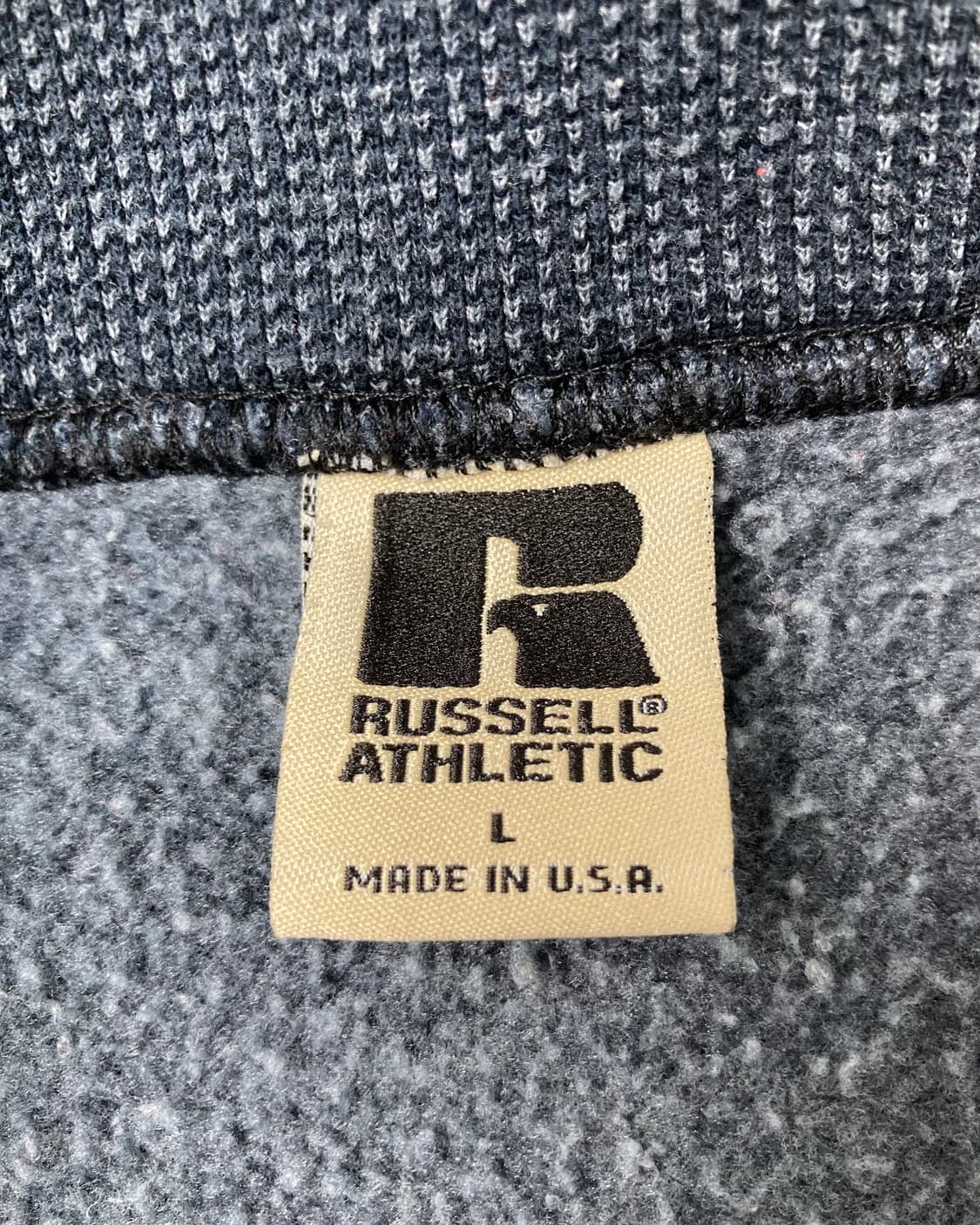 90s Russell Thermal Quarter Sweatshirt 상품이미지3