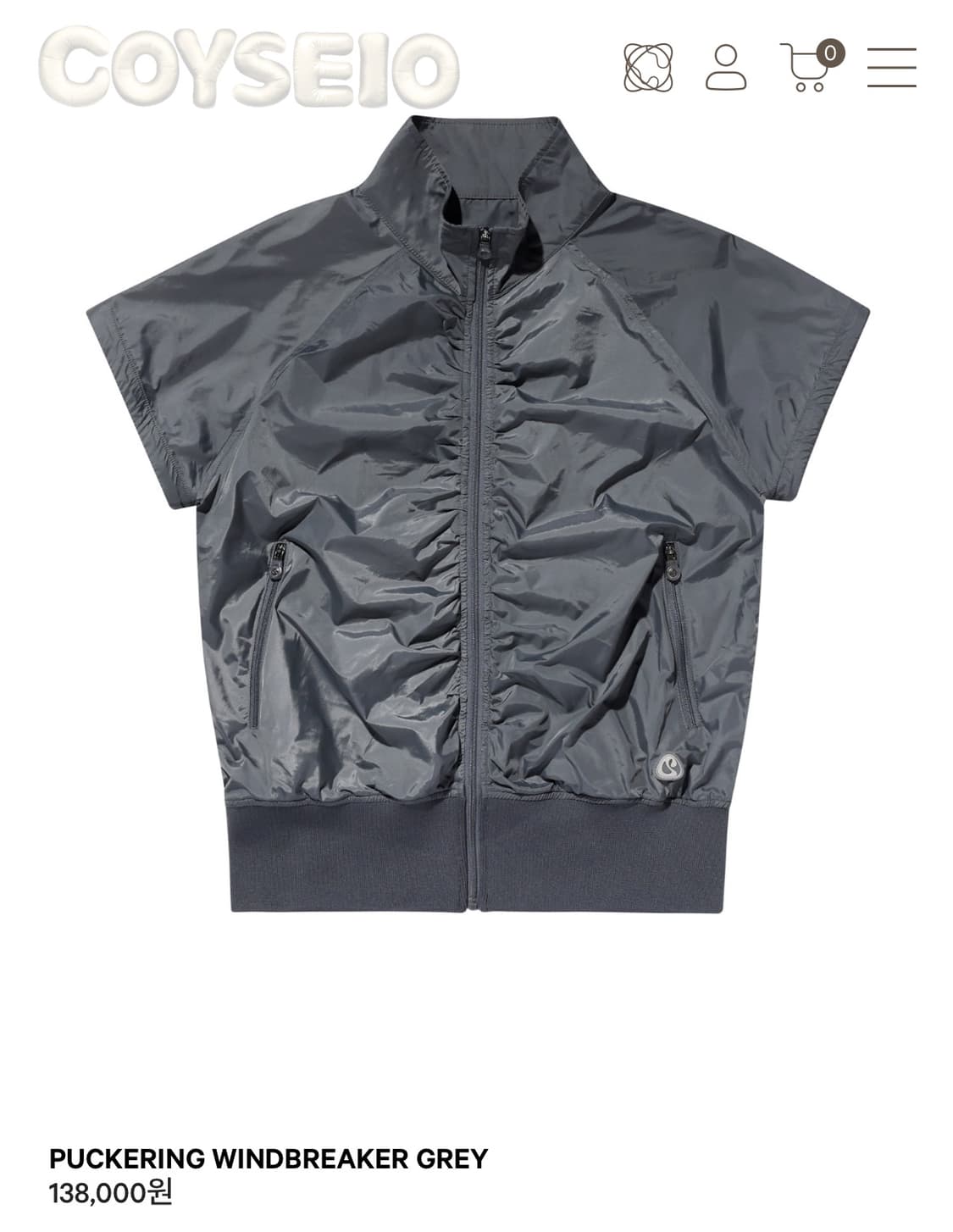 Coyseio 반팔 재킷 상품이미지1