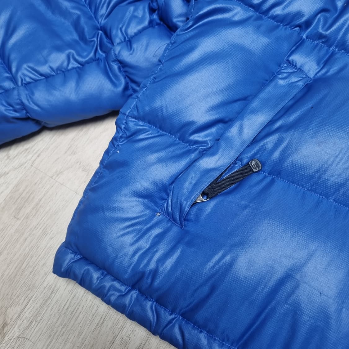 노스페이스 패딩 블루 L 상품이미지4