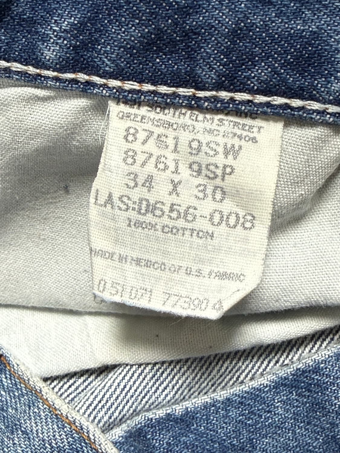 랭글러 서브브랜드 러슬러데님팬츠 Rustler denim pants 상품이미지7