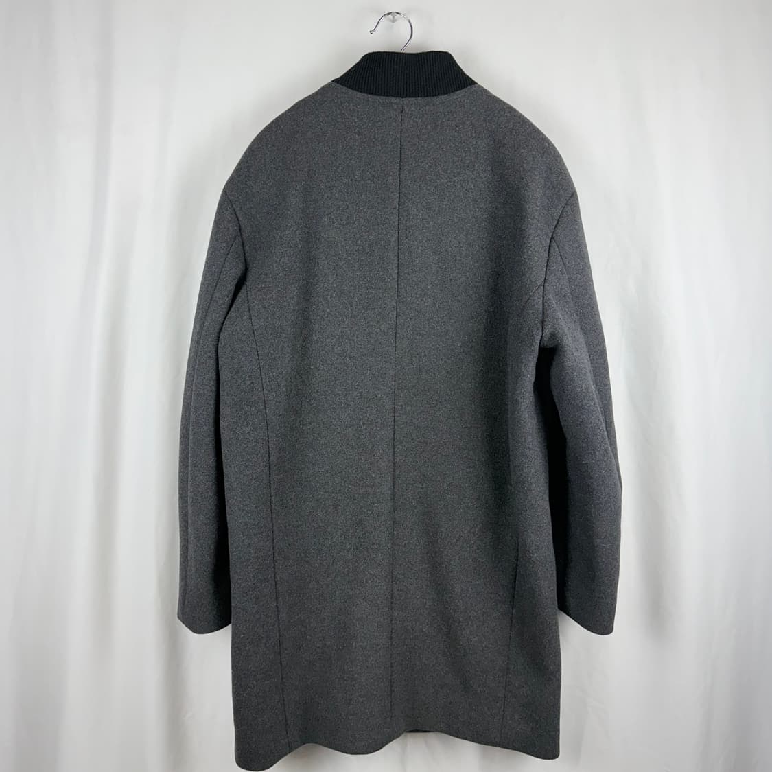 (100) 마인드브릿지 울 코트 차콜 상품이미지5