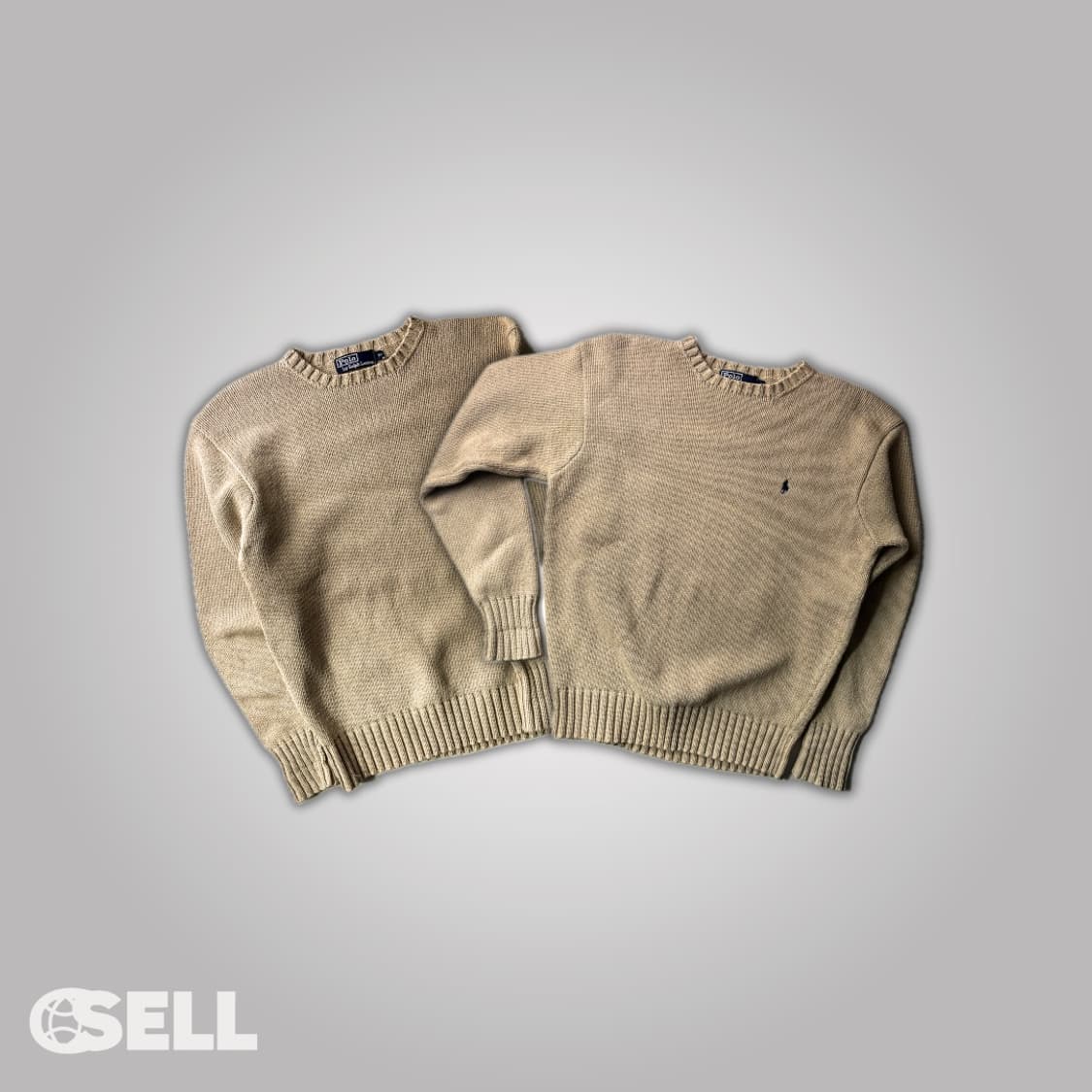 폴로 베이지 니트 상품이미지2