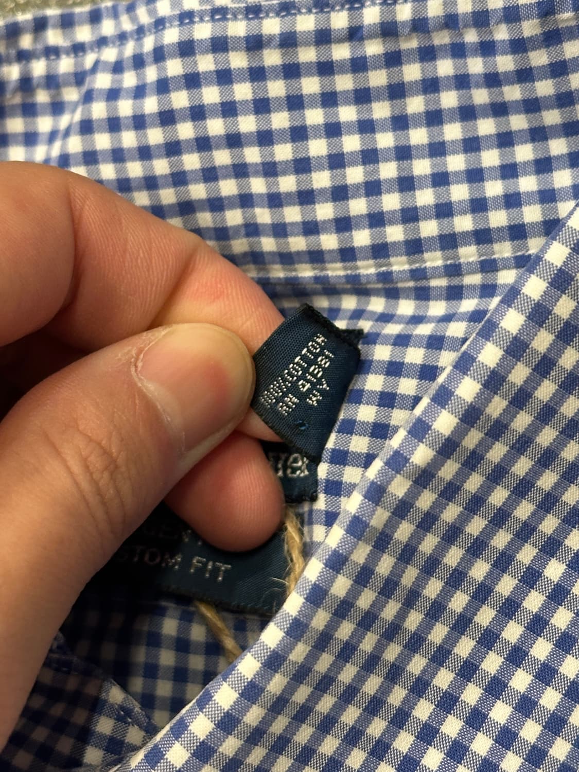 폴로 랄프로렌 깅엄체크 셔츠 L 상품이미지5