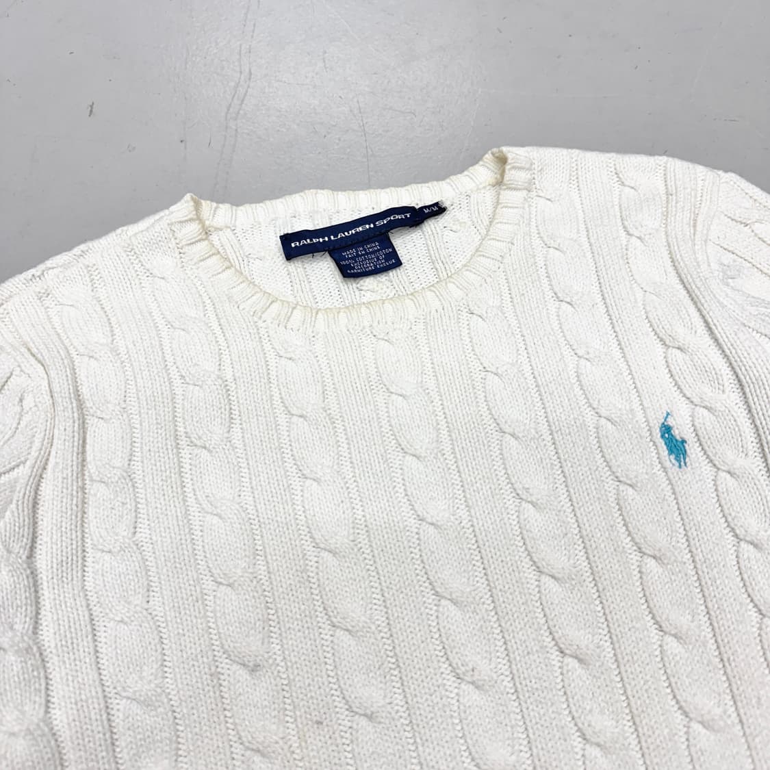 폴로 포니 꽈배기 니트 상품이미지3