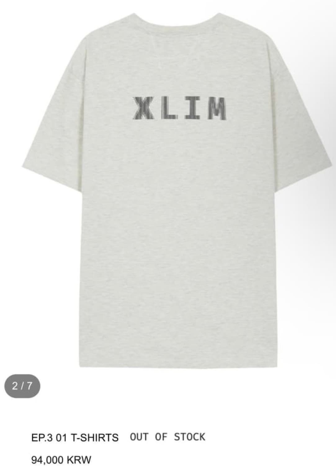 (1) Xlim ep3.01 t-shirts 상품이미지1