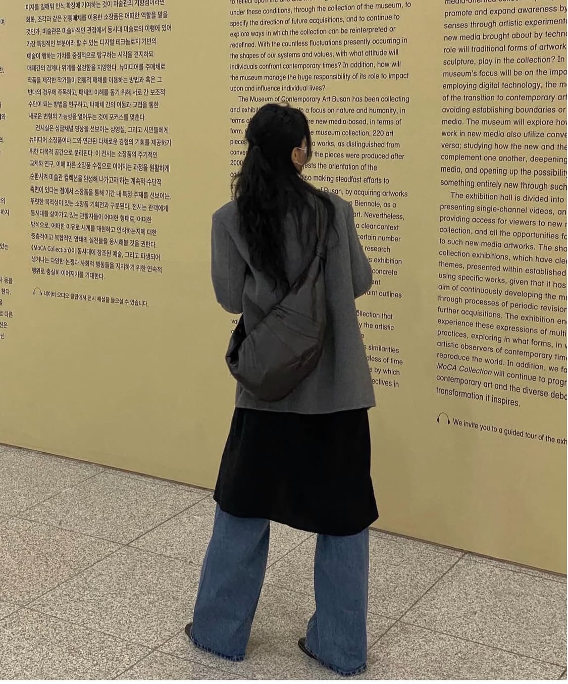 트리밍버드 핸드메이드 캐시미어 숏 자켓 그레이 상품이미지5