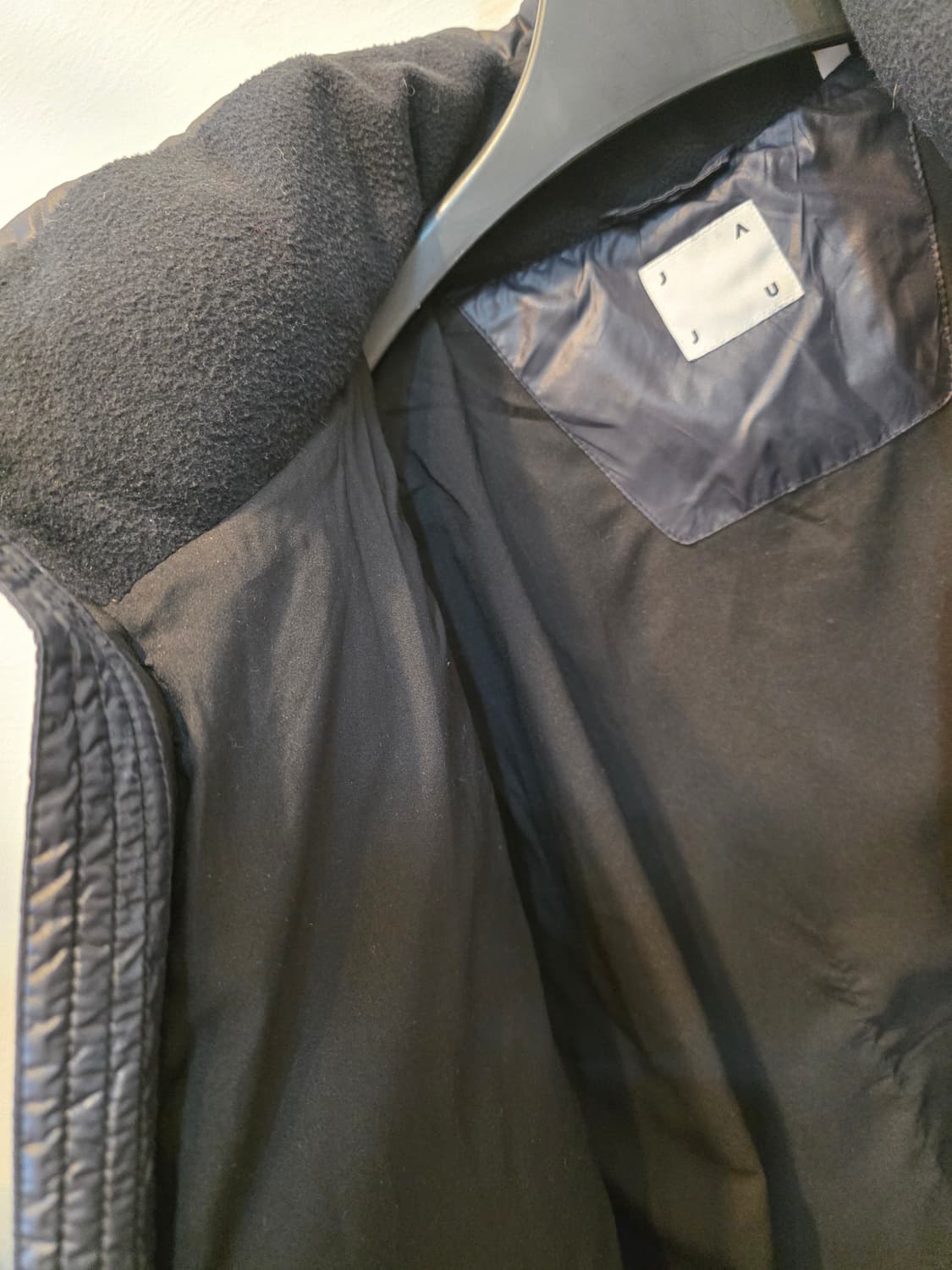 JAJU  블랙 구스 크롭 패딩 상품이미지6