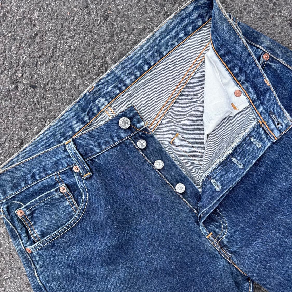 90년대 미국 리바이스 501 셀비지 블랭크 탭 상품이미지6