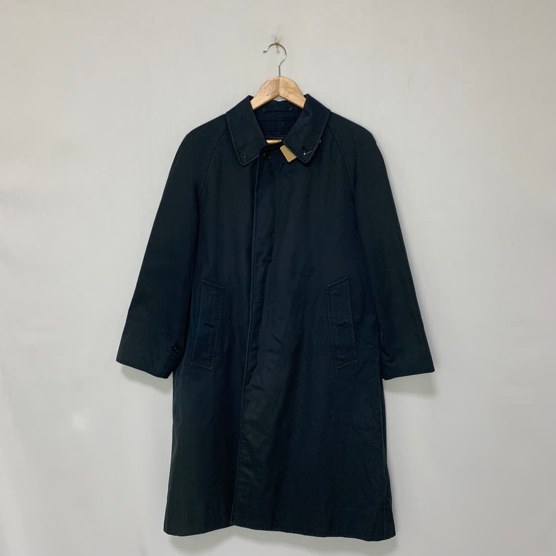 버버리 빈티지 네이비 트렌치 롱 코트 상품이미지1