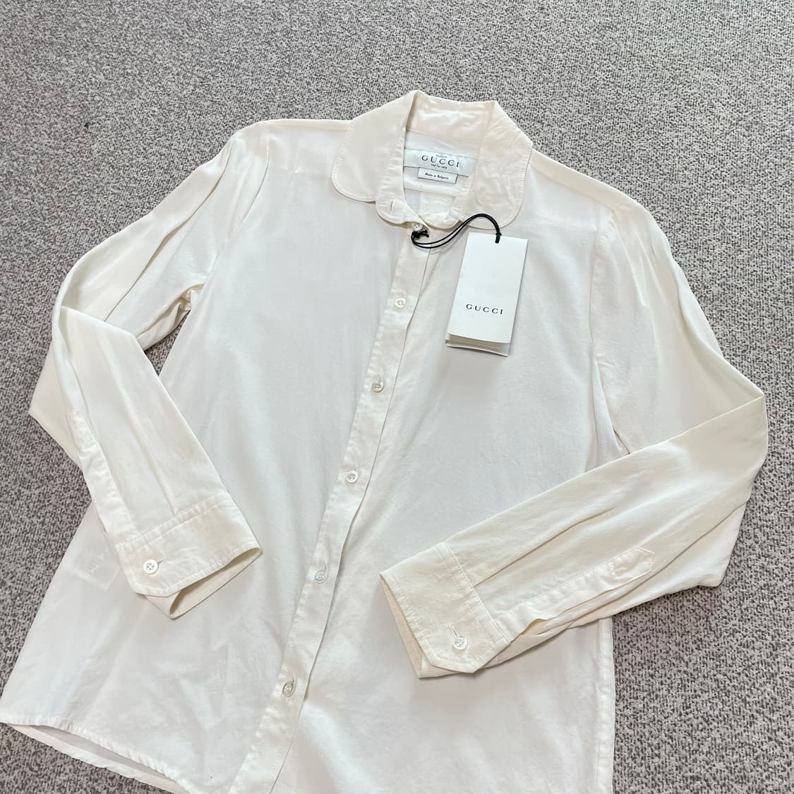 (새상품) 구찌 정품 화이트 블라우스 셔츠 36 상품이미지3