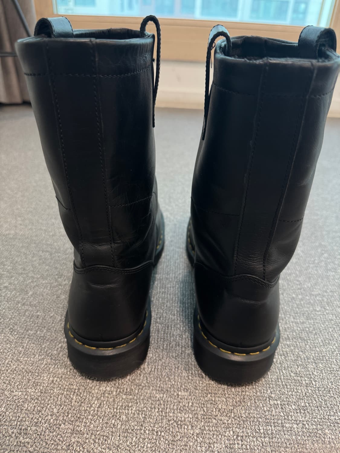 닥터마틴x스투시 2295 데콘 와나미 레더 롱 부츠 285 상품이미지8