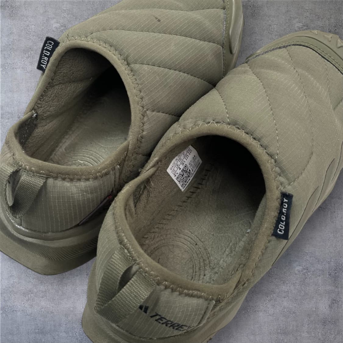 아디다스 Adidas 올리브 TERREX 콜드레디 윈터 슬립온 225 상품이미지6