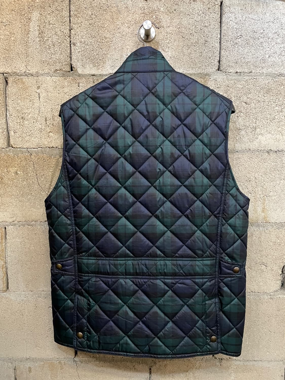 폴로 랄프로렌 블랙와치 타탄체크 퀼팅 베스트 상품이미지3