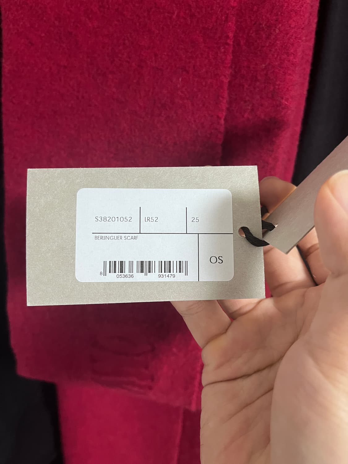 [OS] 마리아노 머플러 레드 상품이미지4