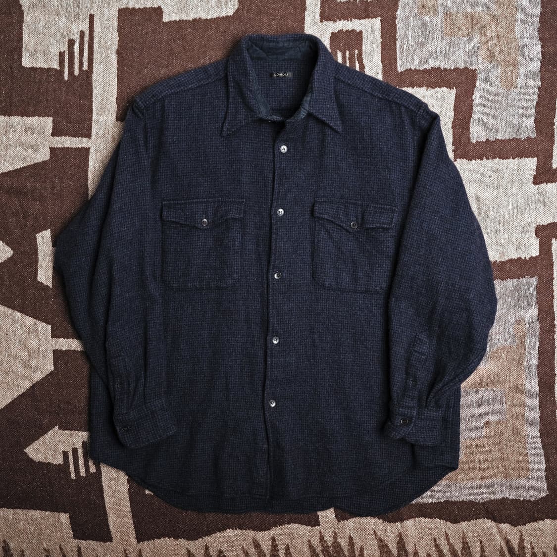 코모리 울 캐시미어 CPO셔츠 2사이즈 (추천 55-66) 상품이미지1