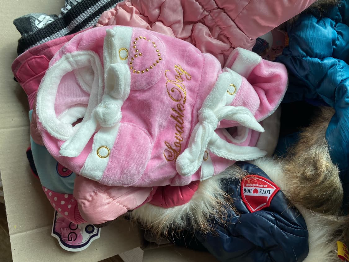 애견 강아지 패딩 옷 24점 일괄 상품이미지3