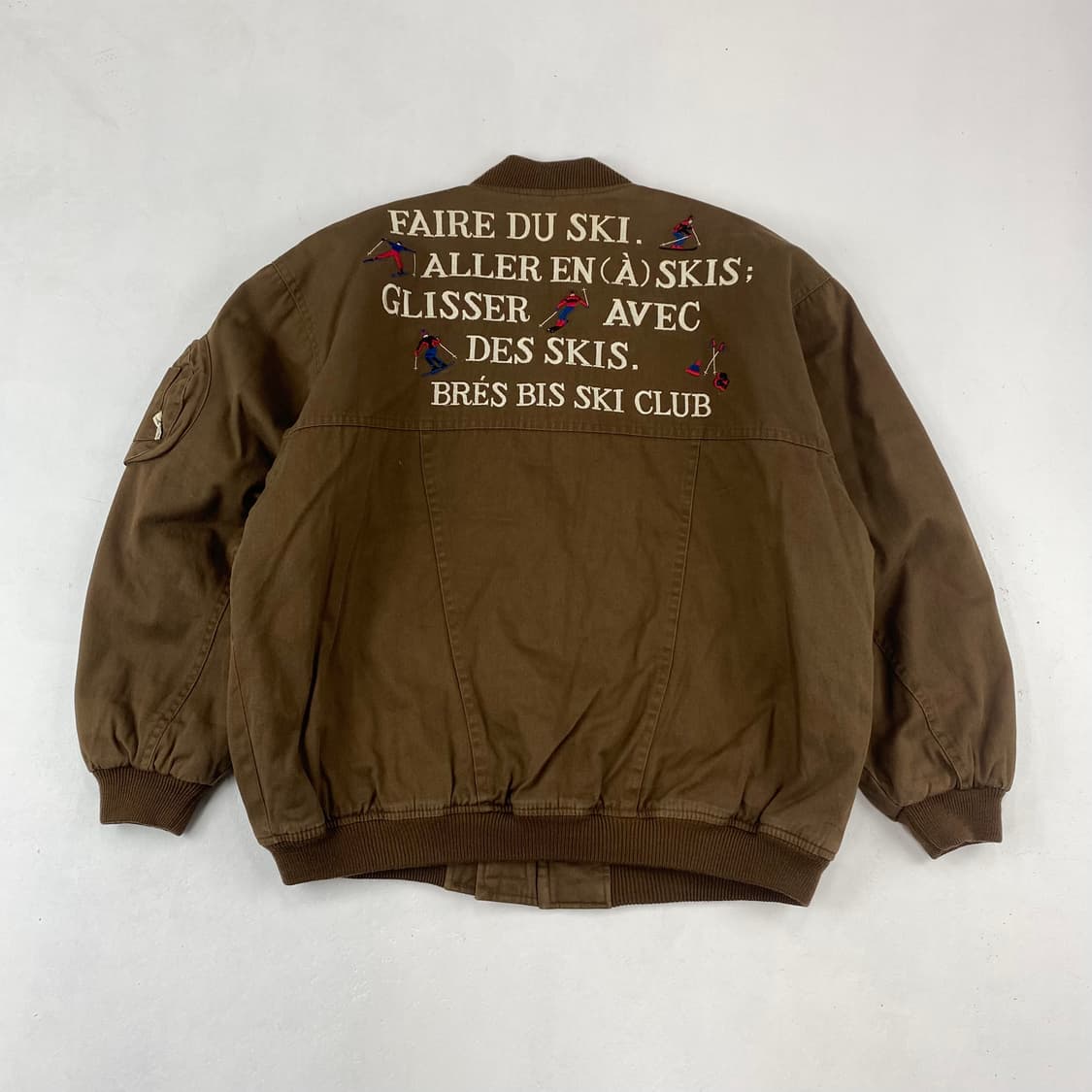 브레스비즈 빈티지 자수 봄버 점퍼 (100) 상품이미지2