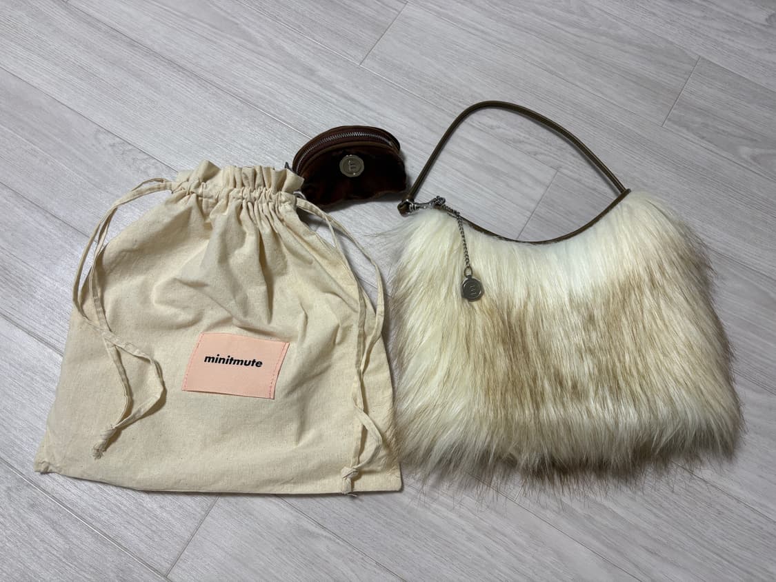미닛뮤트 퍼 카푸치노 가방+키링 FUR CAPPUCCINO 상품이미지3
