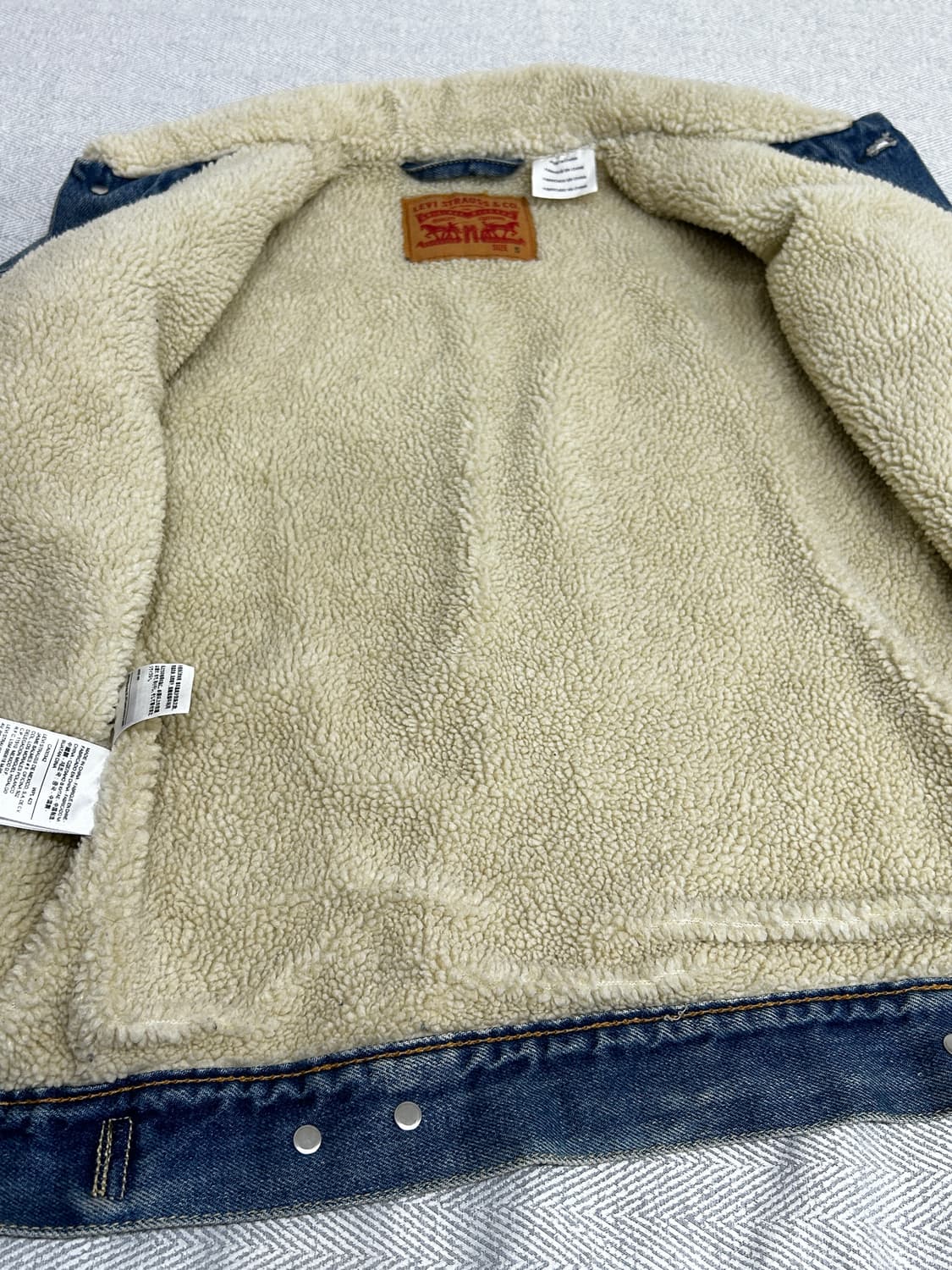 리바이스 쉐르파 데님자켓 청자켓 상품이미지9