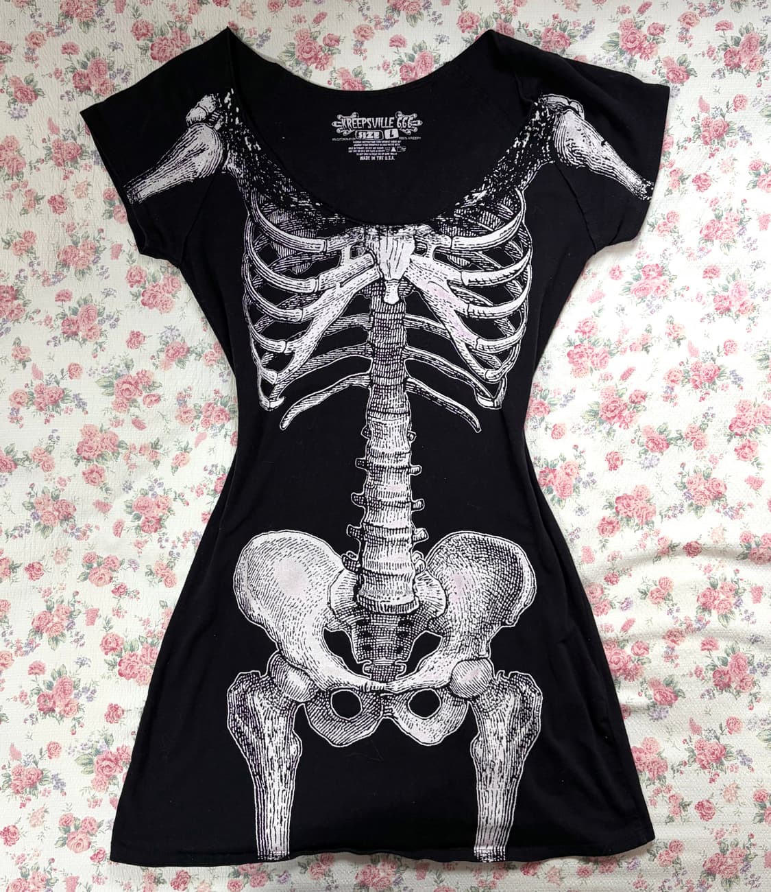Kreepsville 666 SKELETON FLARE DRESS 상품이미지1