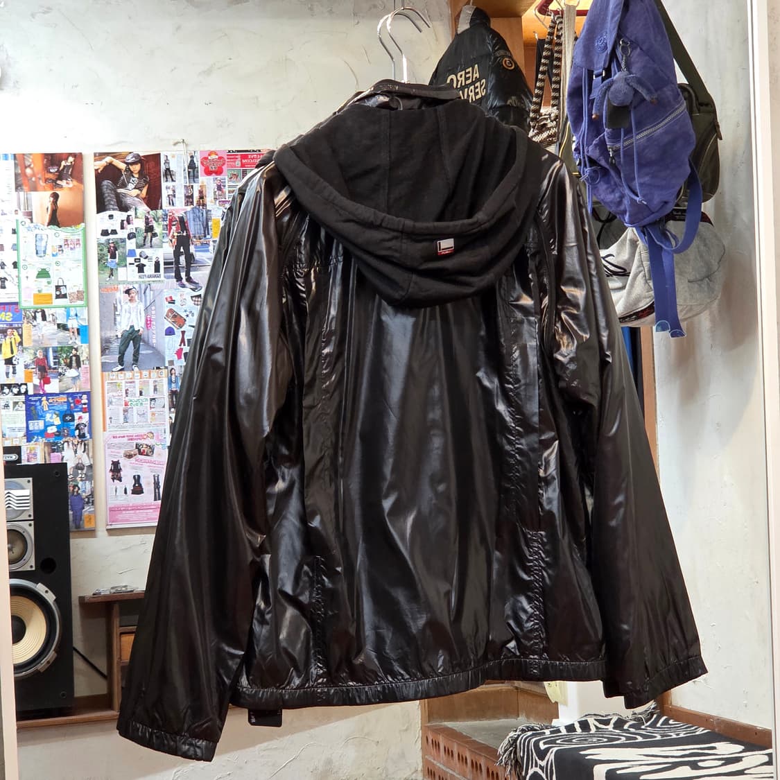 후부 00S 투웨이 유광 바람막이 자켓 상품이미지5