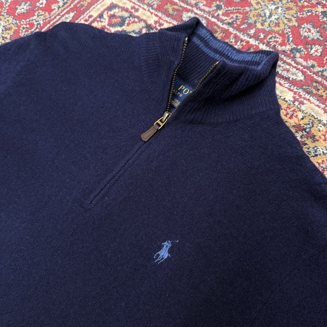 폴로 랄프로렌 메리노울 캐시미어 쿼터 집업 [ 95 ] 상품이미지2
