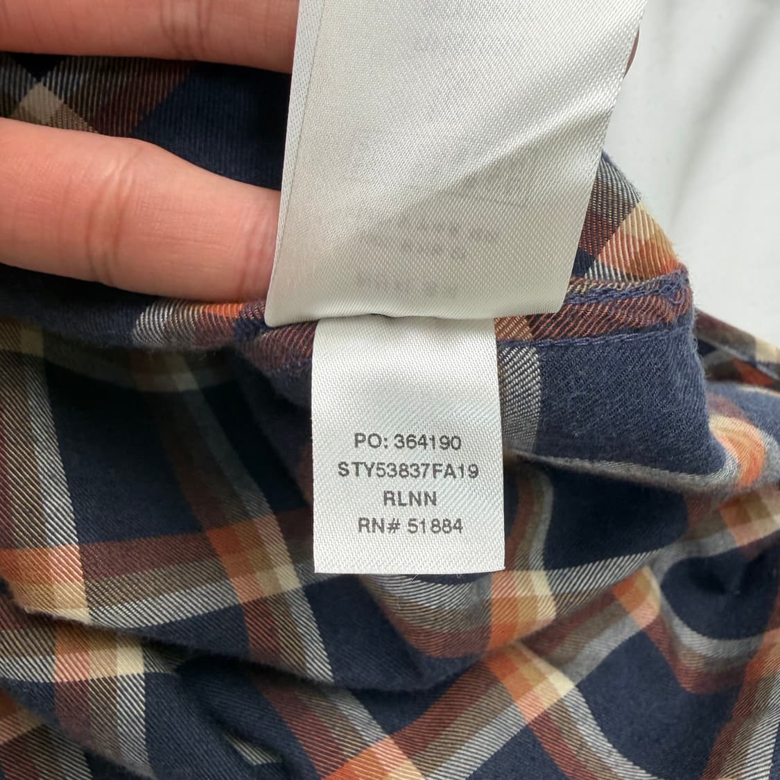 파타고니아 오가닉 코튼 플란넬 체크 셔츠 M 상품이미지10