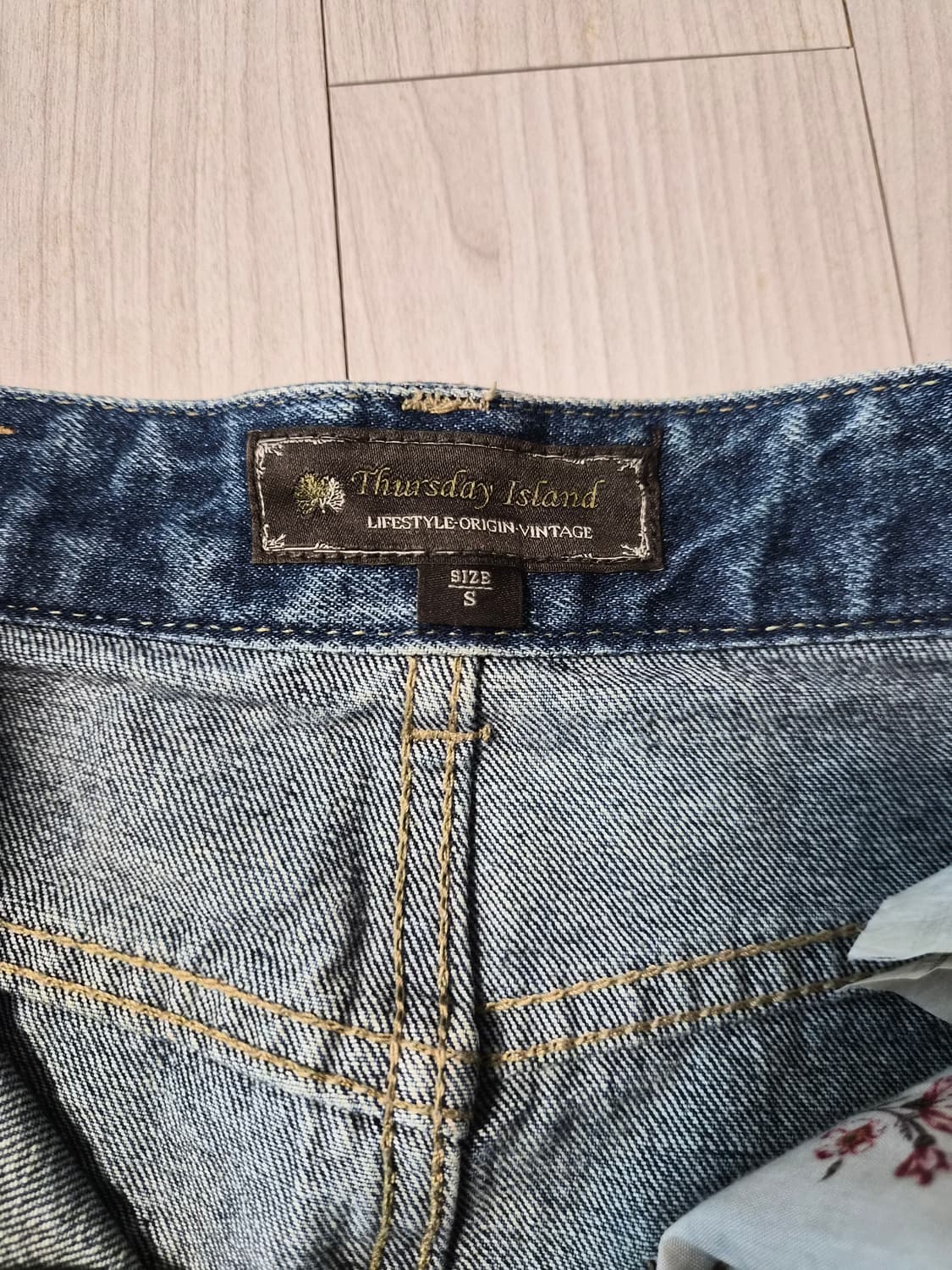 [Thursday Island] 써스데이 아일랜드 빈티지 패치워크 데님 상품이미지5
